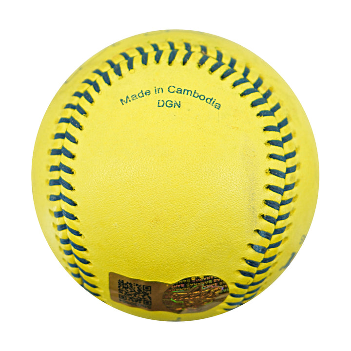 Vincent Chapman Savannah Bananas Autographed Inscribed Official Banana Ball 2.28.26 FSU Tallahassee Florida