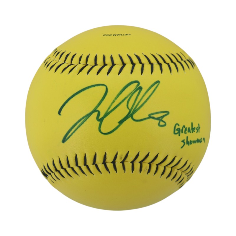Jackson Olson Bananas Autographed Inscribed Oversized Banana Ball