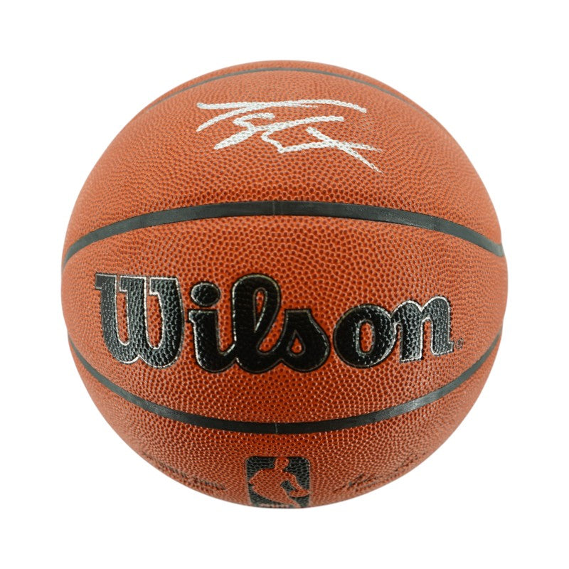 Landry Shamet New York Knicks Autographed Wilson NBA Basketball CX Auth