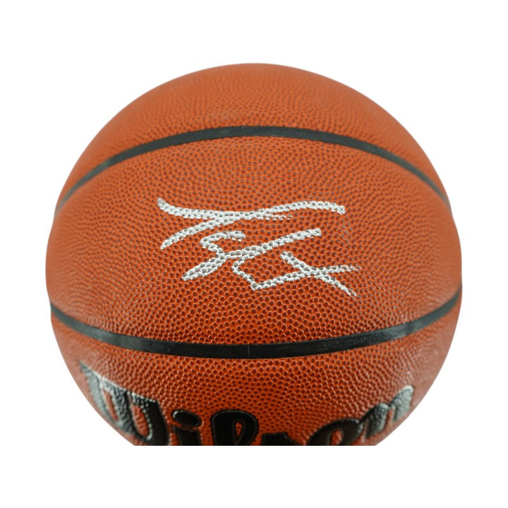 Landry Shamet New York Knicks Autographed Wilson NBA Basketball CX Auth