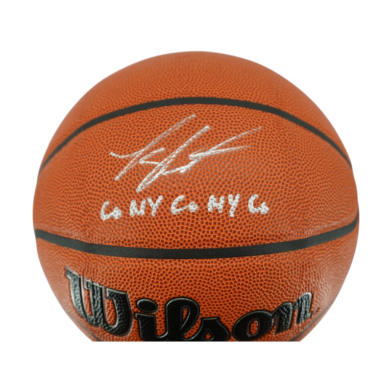 Landry Shamet New York Knicks Autographed Inscribed Go NY Go NY Go Wilson NBA Basketball CX Auth