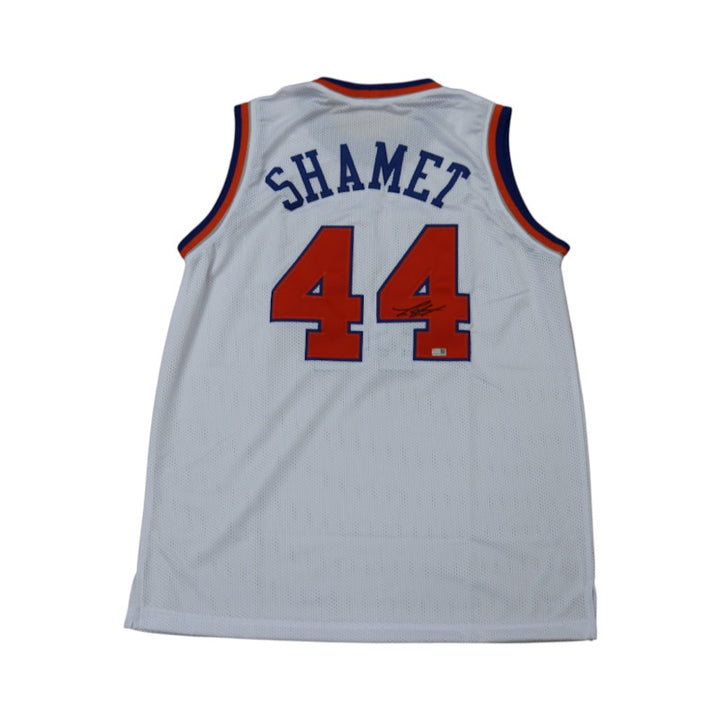 Landry Shamet New York Knicks Autographed Pro Style White Jersey CX Auth