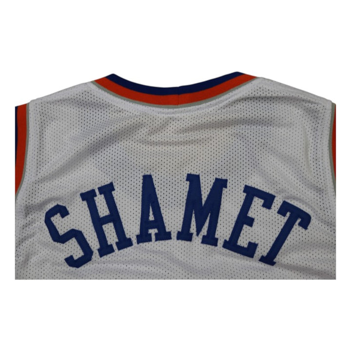 Landry Shamet New York Knicks Autographed Inscribed Go NY Go NY Go Pro Style White Jersey CX Auth