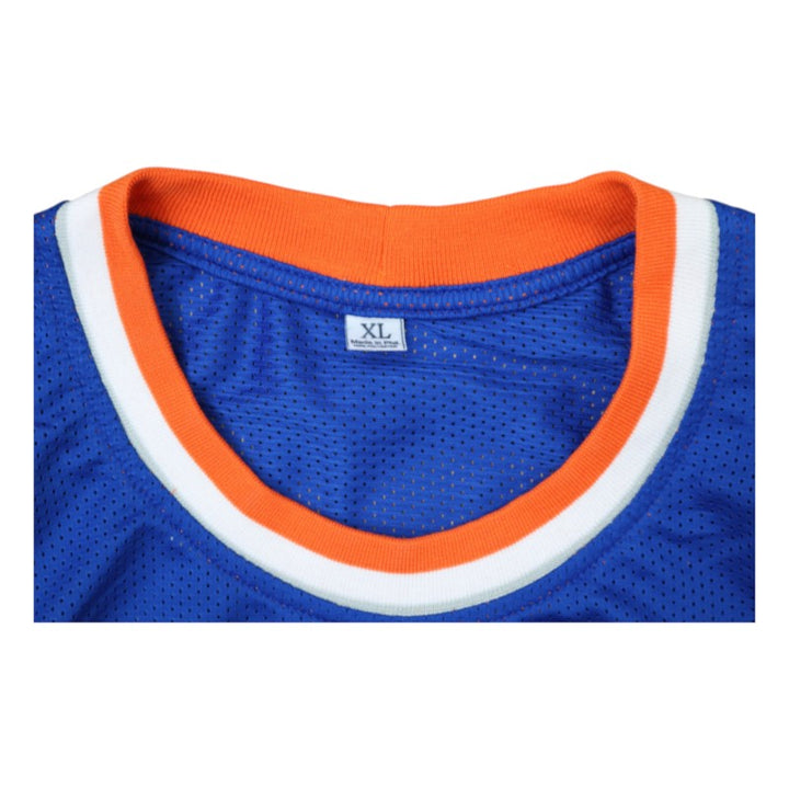 Landry Shamet New York Knicks Autographed Inscribed 26 NBA Champs Pro Style Blue Jersey CX Auth