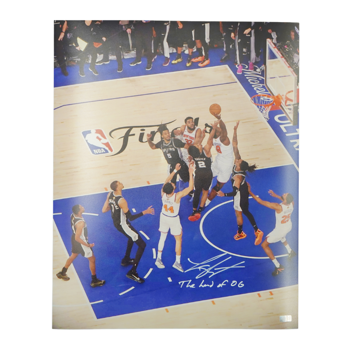Landry Shamet New York Knicks Autographed Inscribed The Hand of OG 16x20 Photo CX Auth
