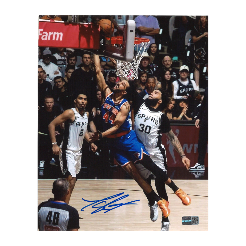 Landry Shamet New York Knicks Autographed NBA Finals Layup 8x10 Photo CX Auth