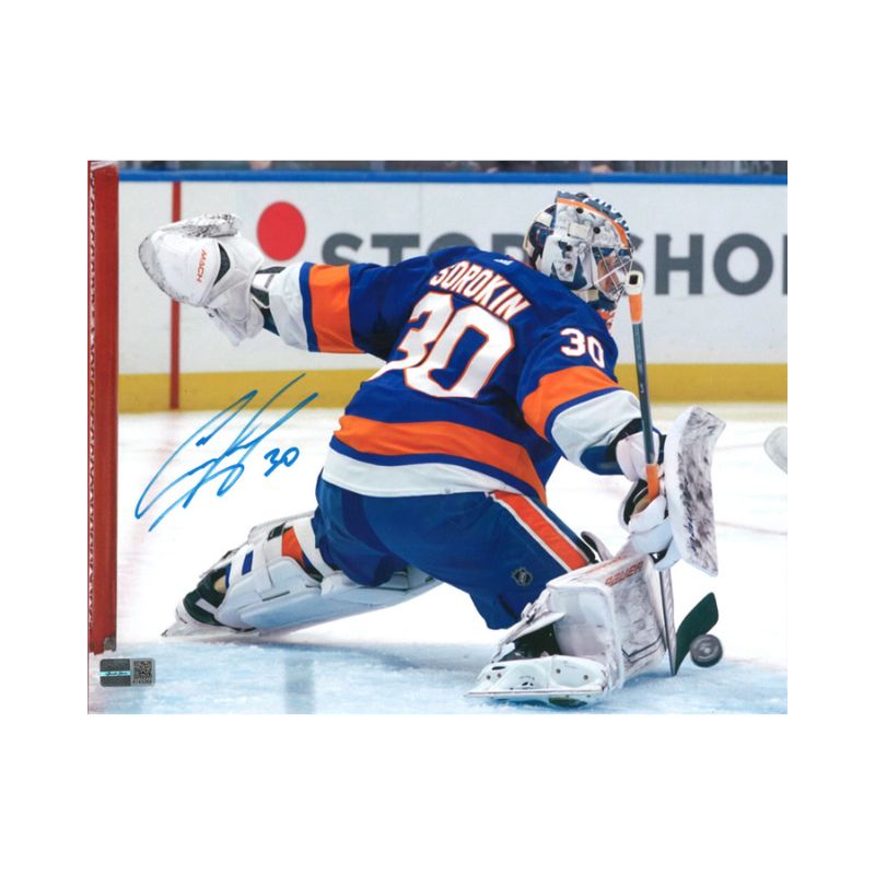 Autographed Signed Mike Bossy New York Islanders Goal C