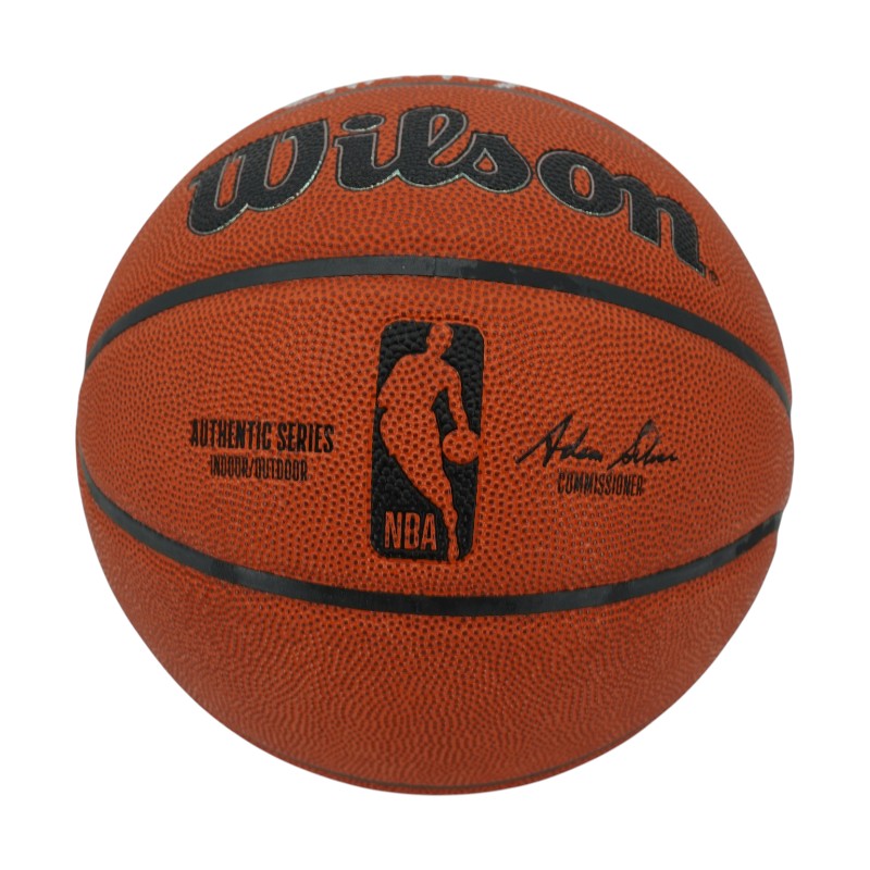 Spike Lee New York Knicks Autographed Inscribed Champs Wilson NBA Basketball CX Auth