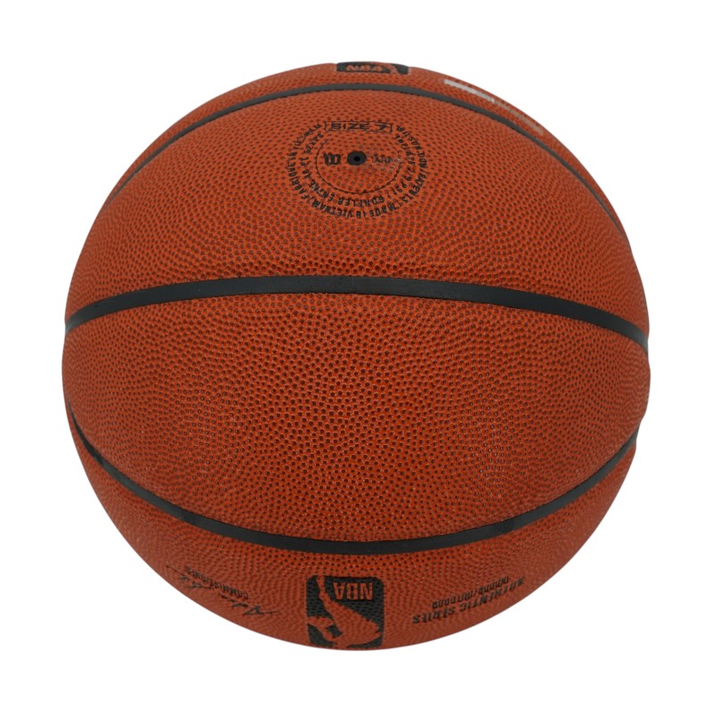 Spike Lee New York Knicks Autographed Inscribed Champs Wilson NBA Basketball CX Auth