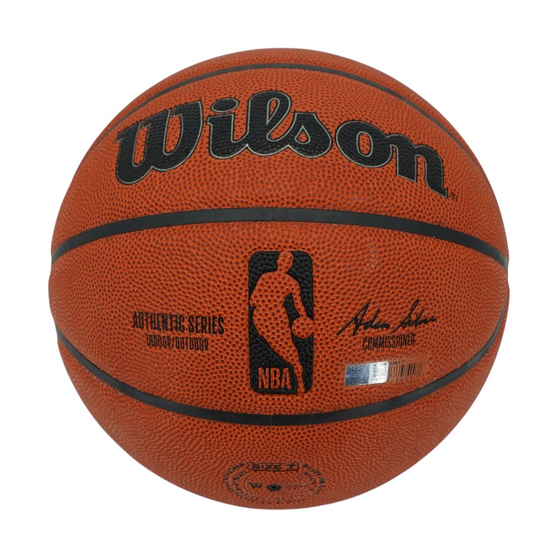 Spike Lee New York Knicks Autographed Inscribed Champs Wilson NBA Basketball CX Auth