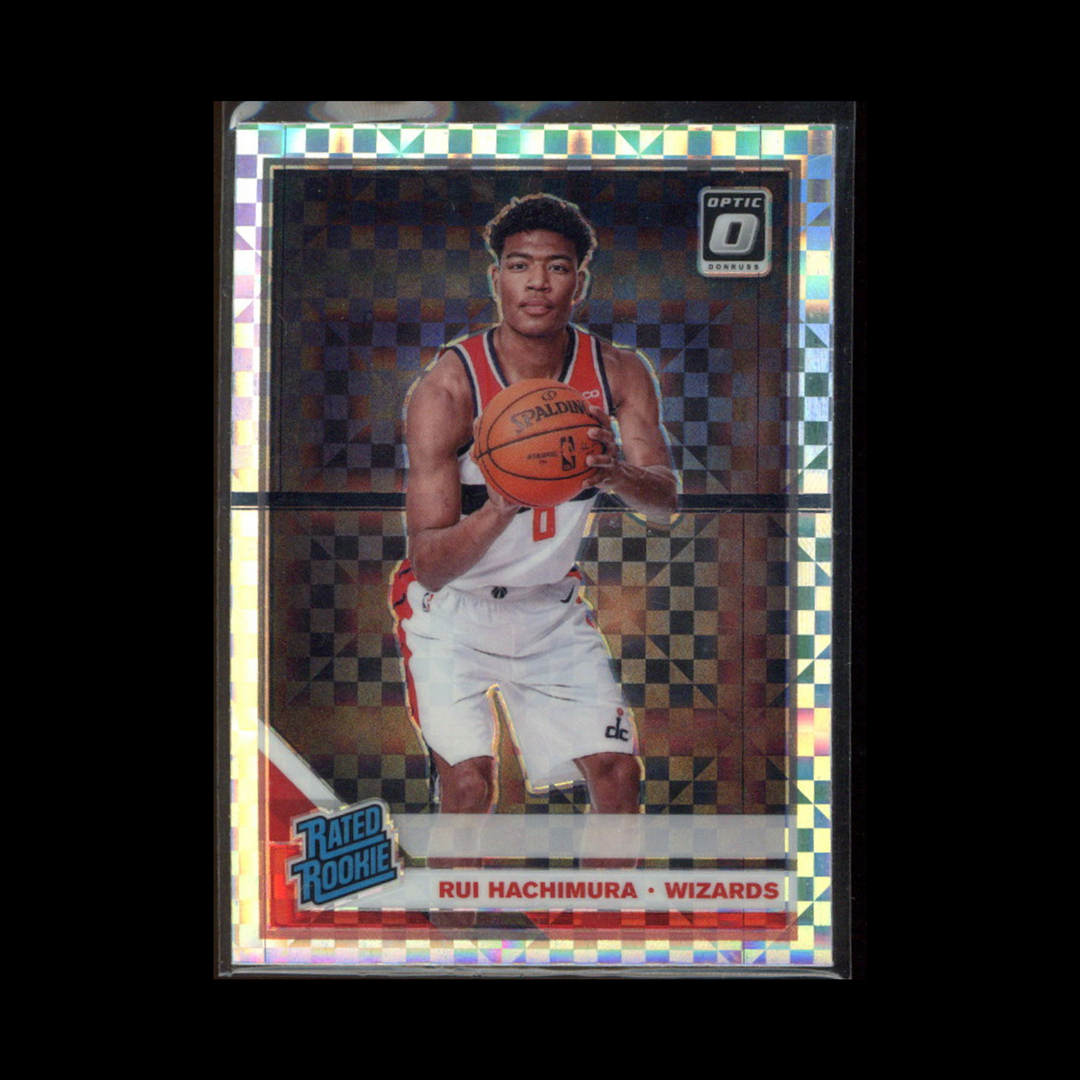 2019-20 Panini Donruss Optic Basketball Rated Rookies #188: Rui Hachimura Donruss Optic Checkerboard Rookie RC