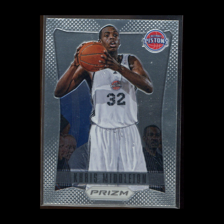 2012-13 Panini Prizm Basketball Base #285: Khris Middleton Base Rookie RC
