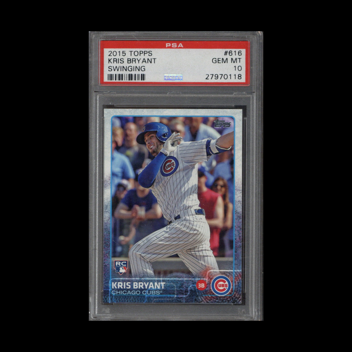 2015 Topps Baseball Complete Set Rookie Variation #616: Kris Bryant Base PSA 10 (2)
