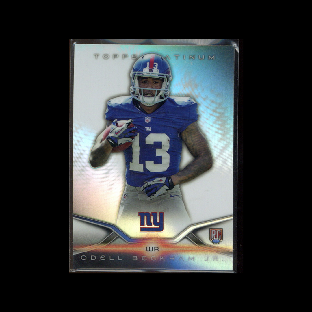 2014 Topps Platinum Football Base #117: Odell Beckham Jr. Refractor