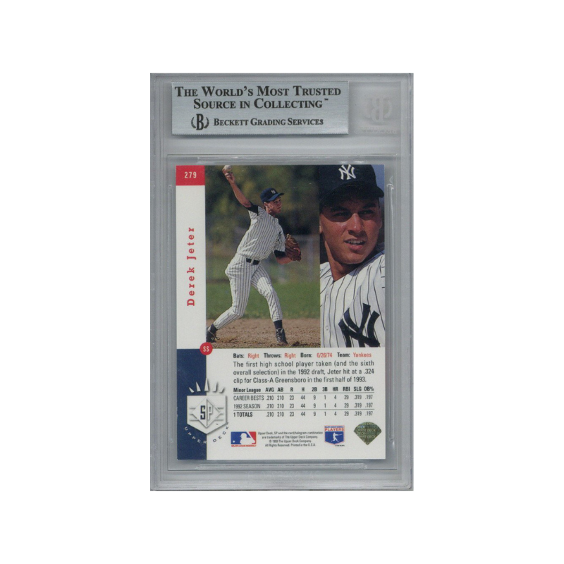 1993 Upper Deck SP Derek Jeter BGS 8.5 #12896163