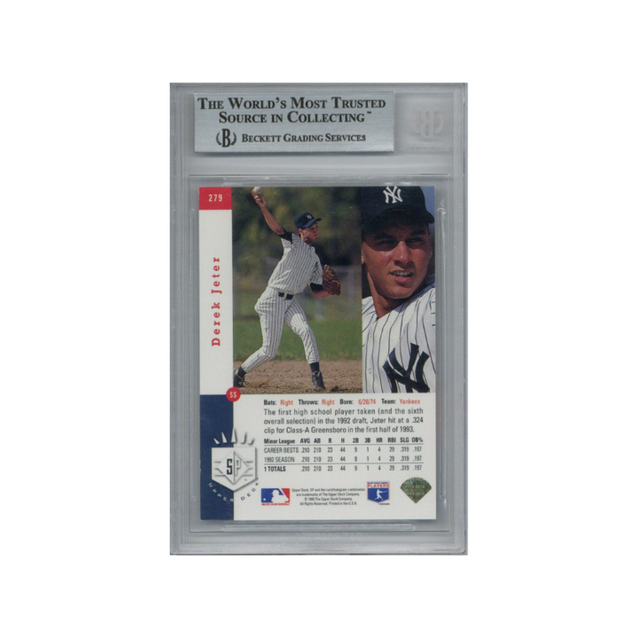1993 Upper Deck SP Derek Jeter BGS 8.5 #12896163