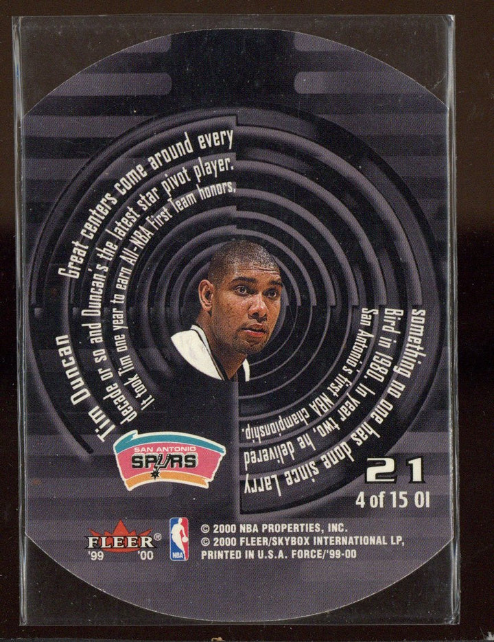 1999 Fleer Force Operation Invasion Tim Duncan #4OI