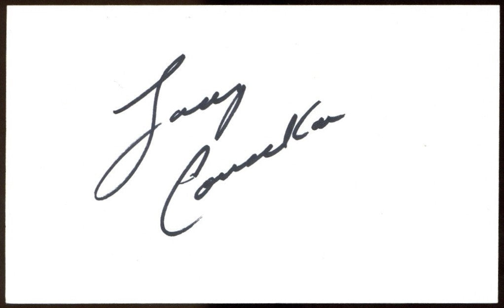 Larry Csonka Signed Cut Index Note Card Auto