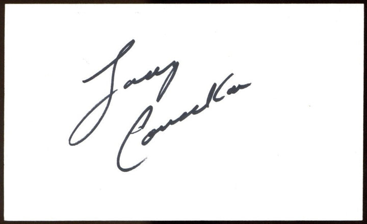 Larry Csonka Signed Cut Index Note Card Auto