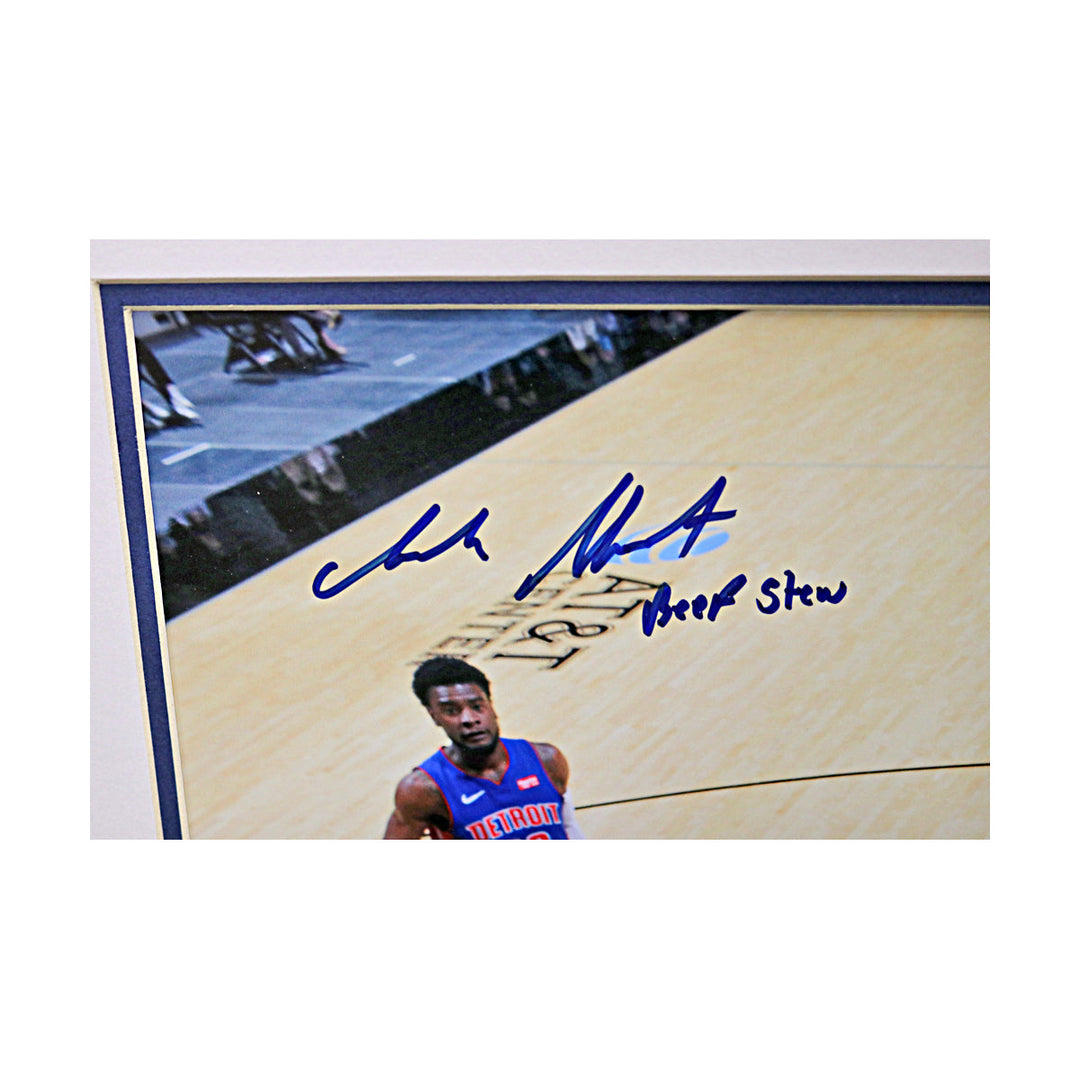 Isaiah Stewart Detroit Pistons Autographed Signed Inscribed Matted 16x20 Photo (CX Auth)