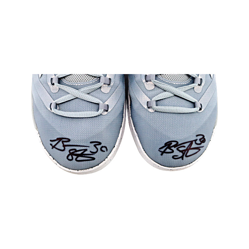 Breanna Stewart New York Liberty Autographed Signed Game Used Size 12 Pair of Grey Puma Stewie Model Sneakers (Breanna Stewart LOA)