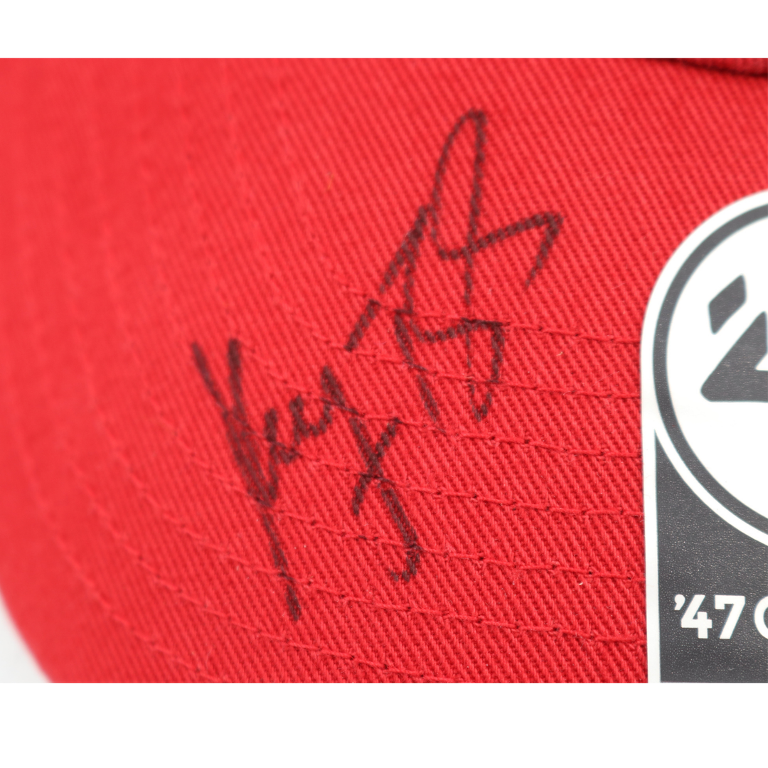 Keegan Bradley Autographed St. John's University Ryder Cup Red Hat St. John LOA