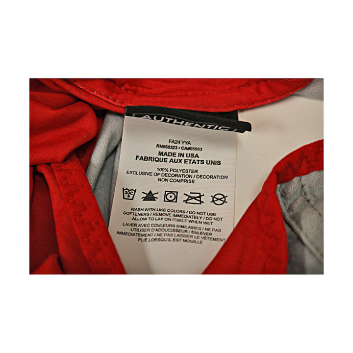 St. John's University Issued Reversible Red/Grey Practice Jersey #0