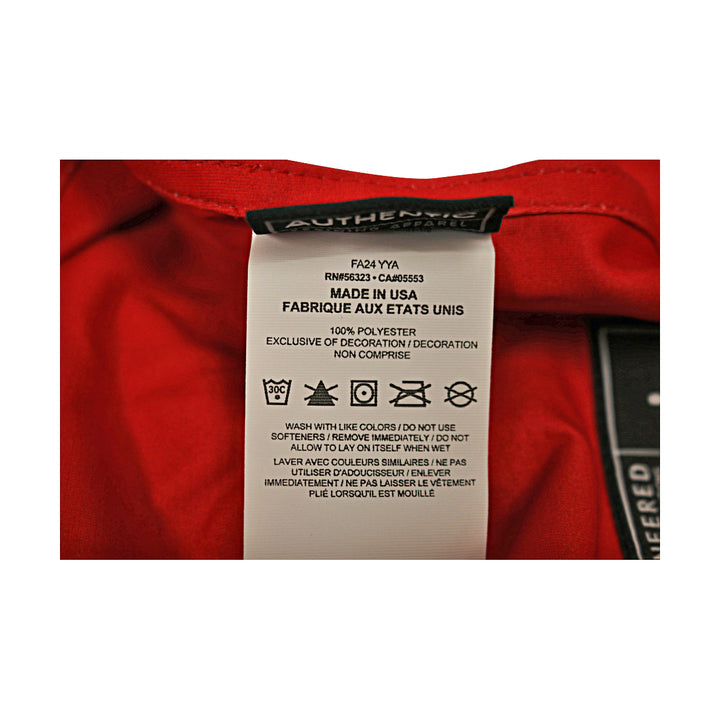 St. John's University Issued Reversible Red/Grey Practice Jersey #0