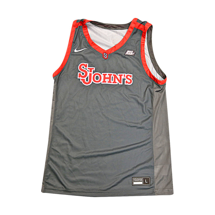 St. John's University Issued Grey Jersey No Number We Are NY's Team Patch