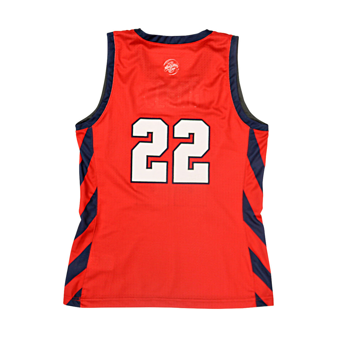 Camree Clegg St. John's University Team Issued Red/Navy Jersey Size M