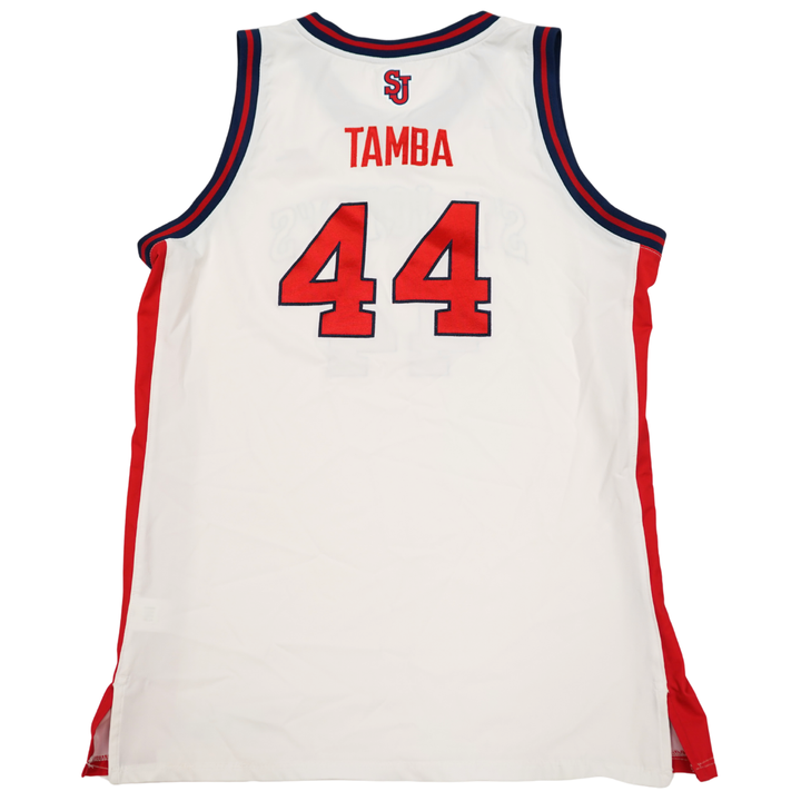 Handje Tamba St. John?s University 25-26 Game Used Home Jersey St.Johns LOA