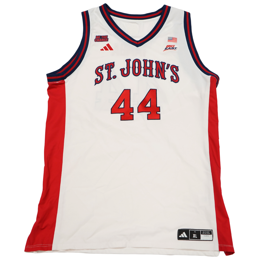 Handje Tamba St. John?s University 25-26 Game Used Home Jersey St.Johns LOA