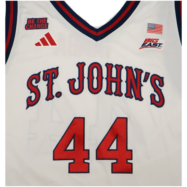 Handje Tamba St. John?s University 25-26 Game Used Home Jersey St.Johns LOA