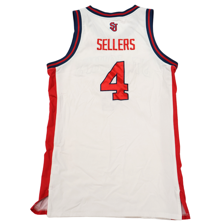 Oziyah Sellers St. John?s University 25-26 Game Used Home Jersey St.Johns LOA