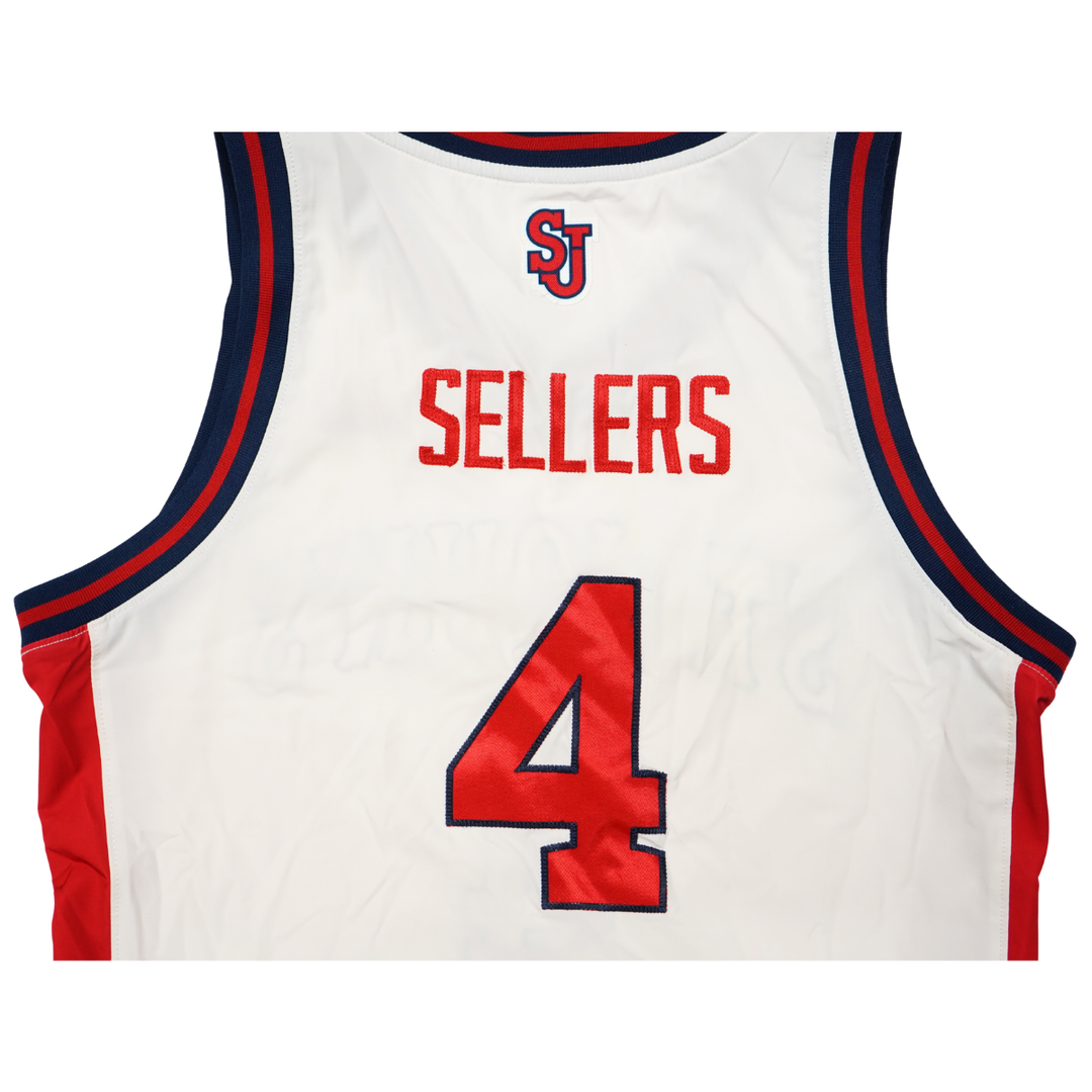 Oziyah Sellers St. John?s University 25-26 Game Used Home Jersey St.Johns LOA