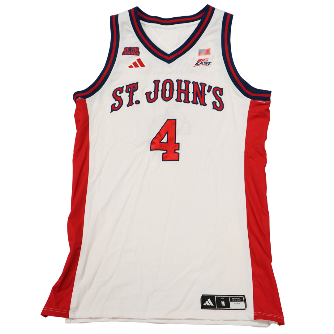 Oziyah Sellers St. John?s University 25-26 Game Used Home Jersey St.Johns LOA
