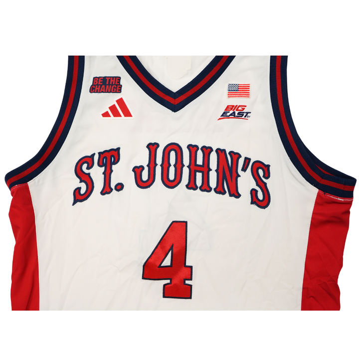 Oziyah Sellers St. John?s University 25-26 Game Used Home Jersey St.Johns LOA