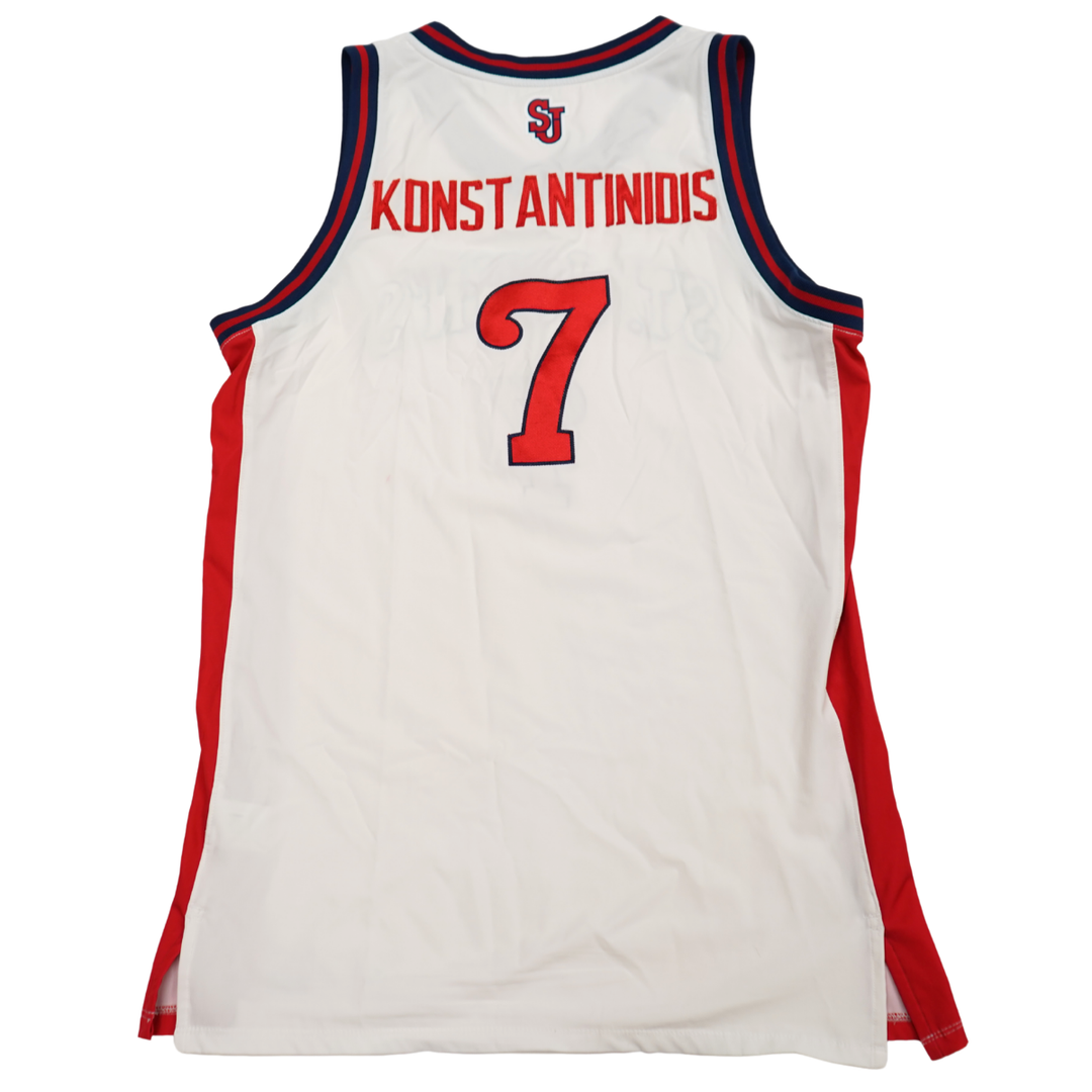 Fotis Konstantinidis St. John?s University 25-26 Game Used Jersey St.Johns LOA