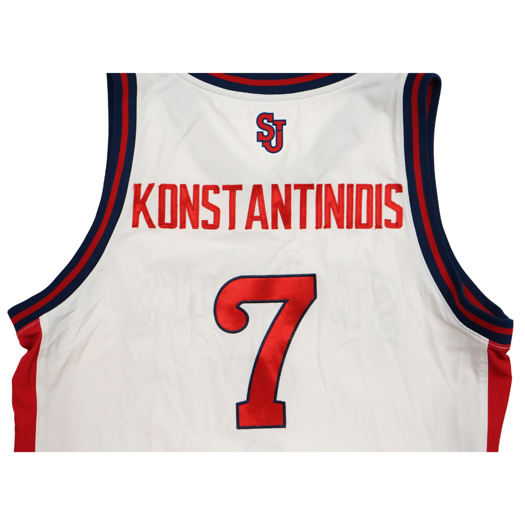 Fotis Konstantinidis St. John?s University 25-26 Game Used Jersey St.Johns LOA