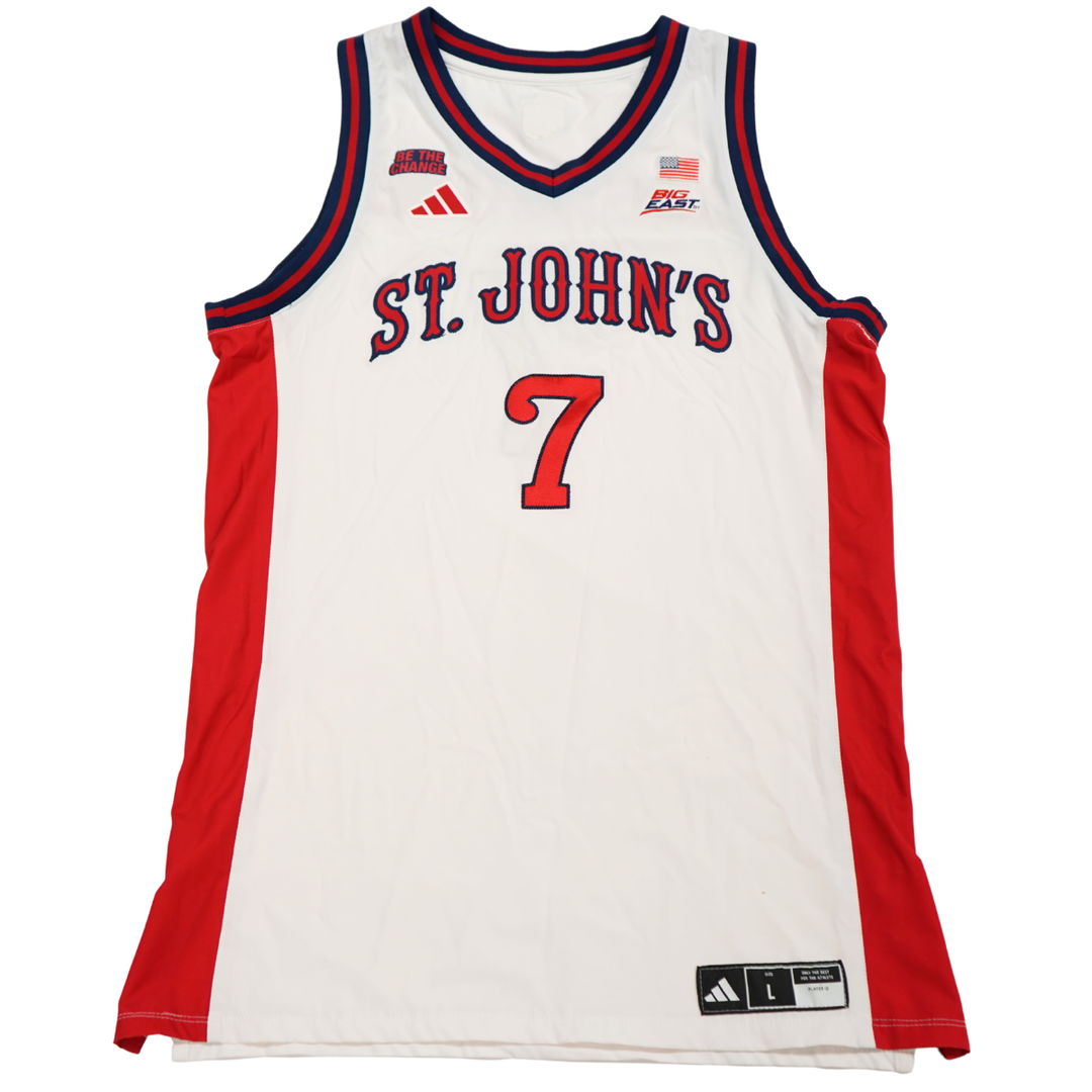 Fotis Konstantinidis St. John?s University 25-26 Game Used Jersey St.Johns LOA