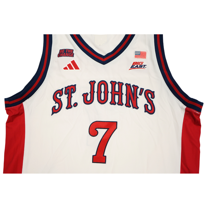Fotis Konstantinidis St. John?s University 25-26 Game Used Jersey St.Johns LOA