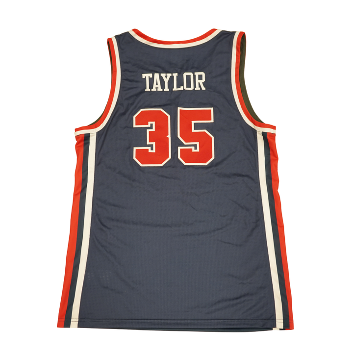 St. John's University 2023-2024 Team Issued Nike Navy Jersey #35 Glenn Taylor 
