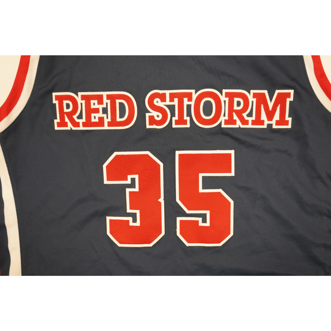 St. John's University 2023-2024 Team Issued Nike Navy Jersey #35 Glenn Taylor 