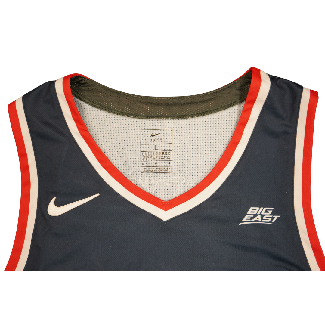 St. John's University 2023-2024 Team Issued Nike Navy Jersey #4 Nahiem Alleyne