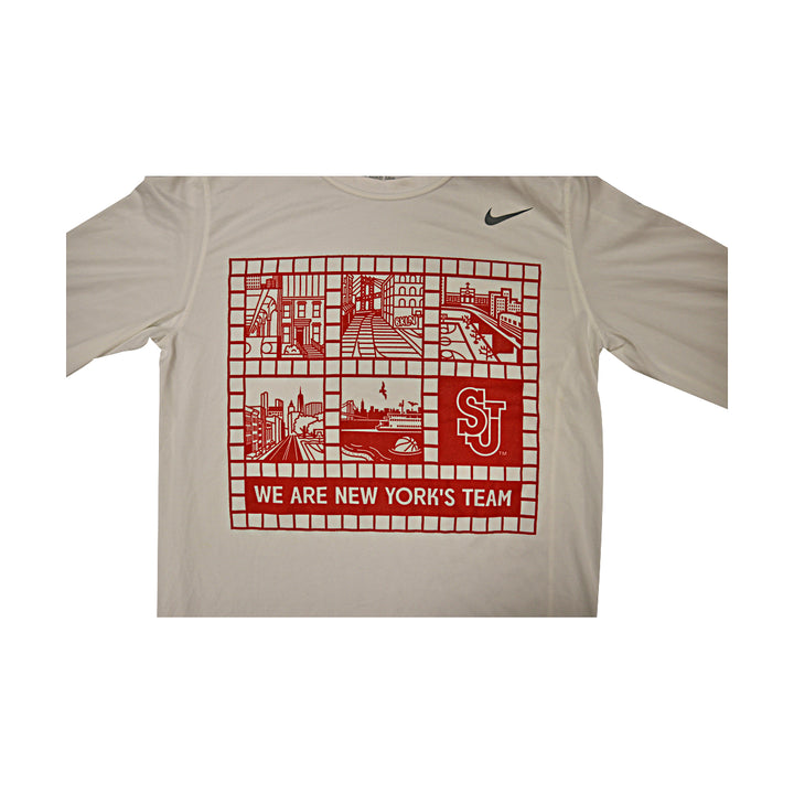 St. John's University We Are New York's Team Long Sleeve T-Shirt #5 Donald