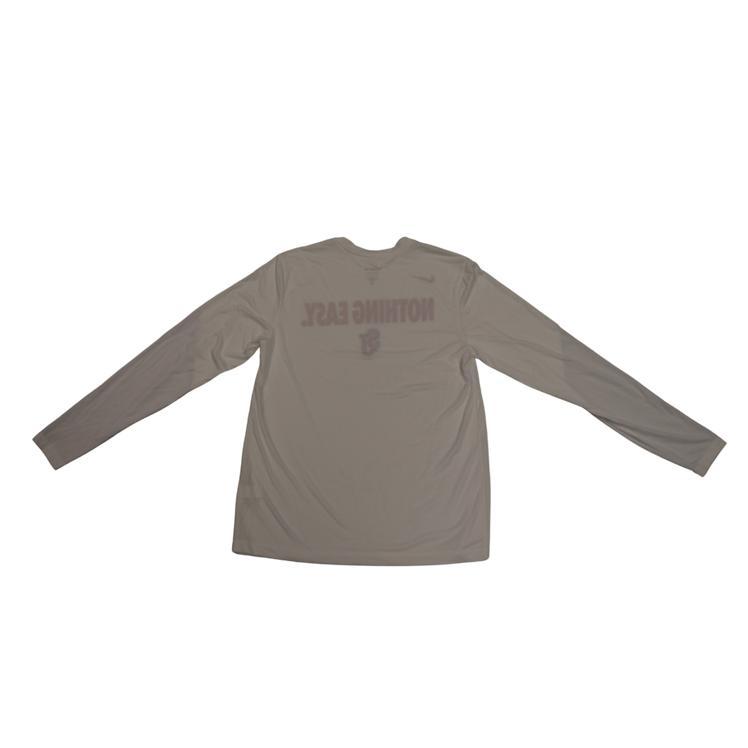 St. John's University Nothing Easy 2025 White Long Sleeve T-Shirt 
