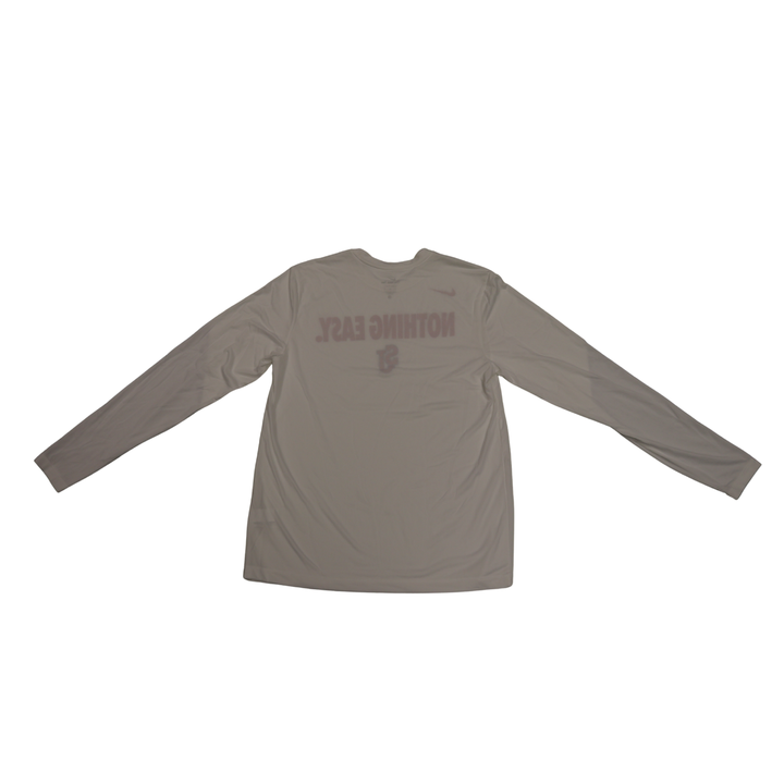 St. John's University Nothing Easy 2025 White Long Sleeve T-Shirt 