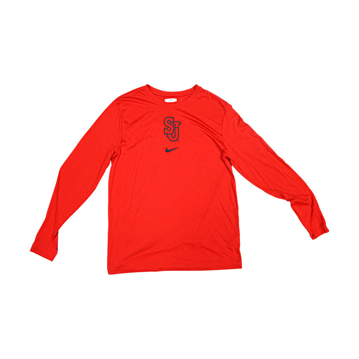 St. John's University Red Storm Red Long Sleeve T-Shirt #21