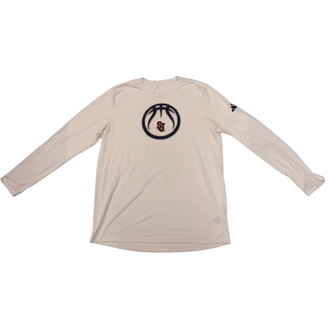 Kelvin Odih St. John’s University 2025-2026 Game Used White Warm Up Shirt 1/24/26 vs. Xavier Pitino 900th Win Warm Up 