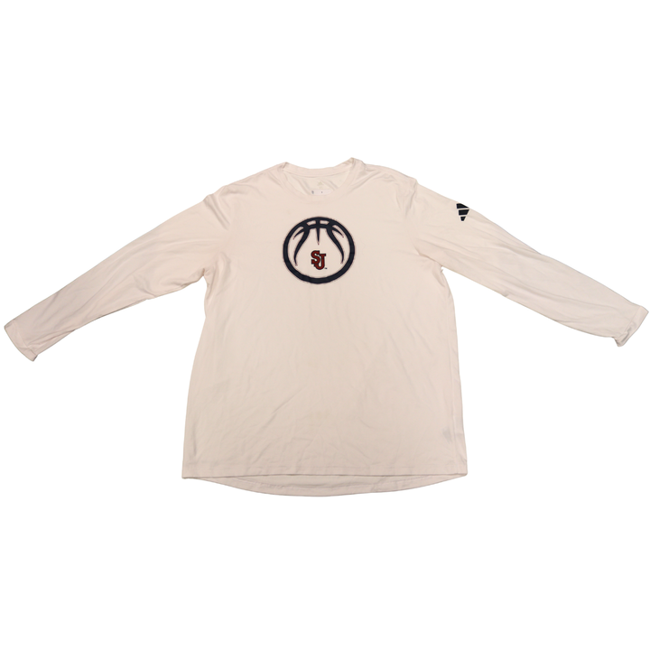 Dillon Mitchell St. John’s University 2025-2026 Game Used White Warm Up Shirt 1/24/26 vs. Xavier Pitino 900th Win Warm Up 
